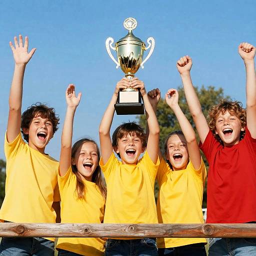 Joyful Celebration of Young Champions