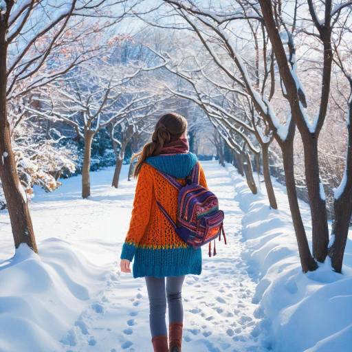 Winter Adventure with a Ghibli Character Winter Adventure with a Ghibli Character