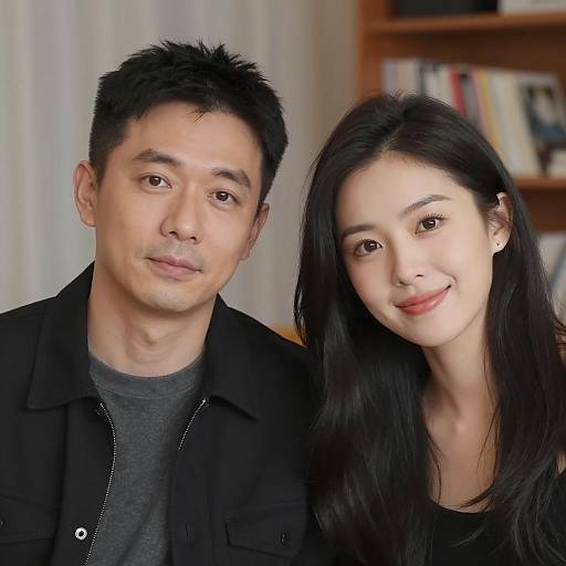 Intimate Portrait of an Asian Couple