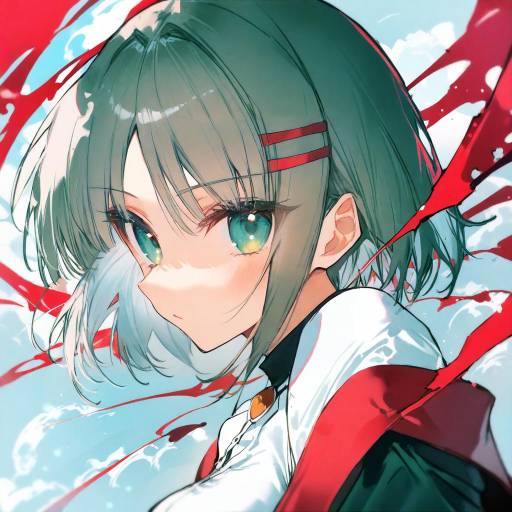 Illustration of Aizawa sakuya, hayate no gotoku! in the style of Mura karuki