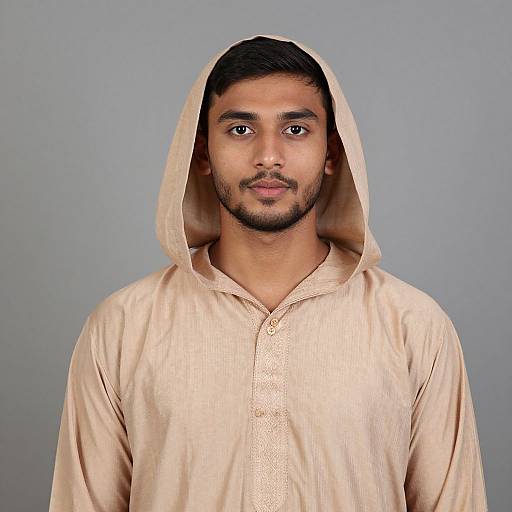 Realistic Male Jubba Thobe Portrait