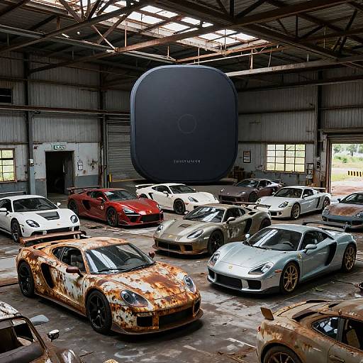 Rusty Supercar Warehouse Time Capsule