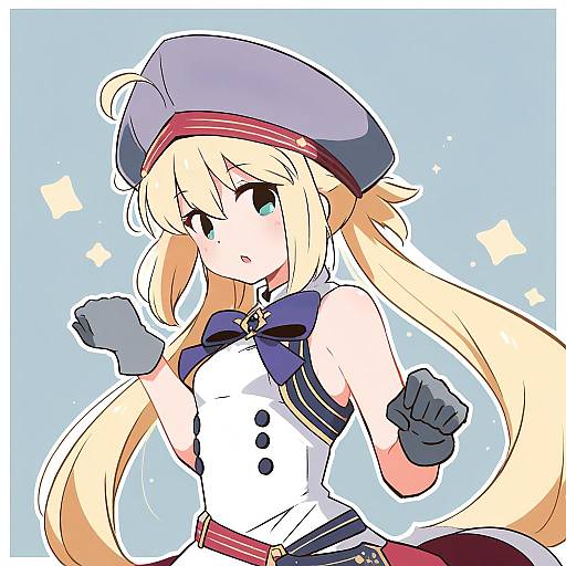 Illustration of Artoria caster (first ascension) (fate), fate/grand order in the style of Hanomido