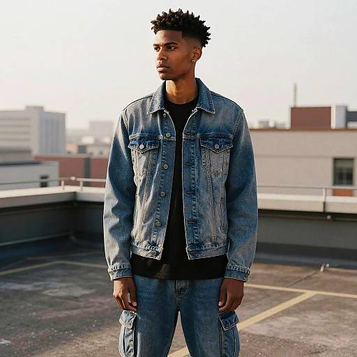 Urban Afro Fade Fashion Editorial