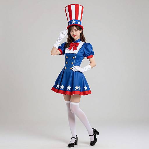 Patriotic Festive Costume Portrait