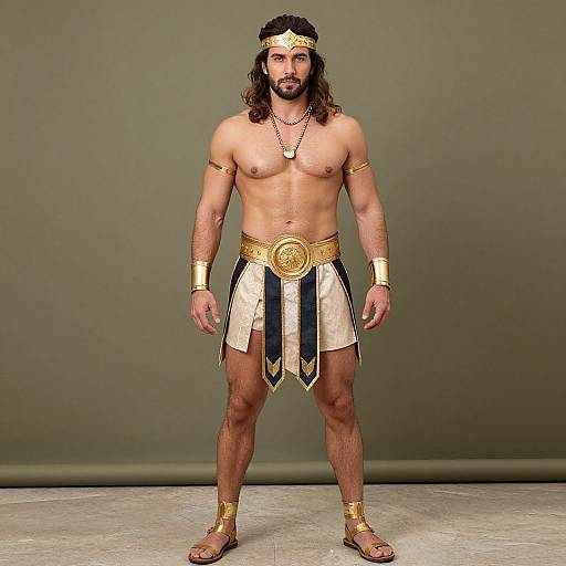 Realistic Zeus Hercules Costume Portrait