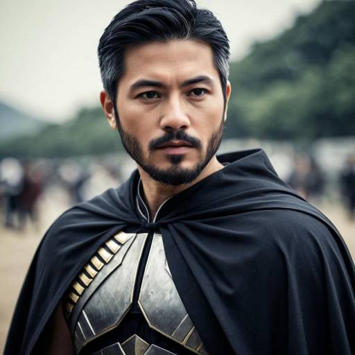 Realistic Male Ares Costume with Beard