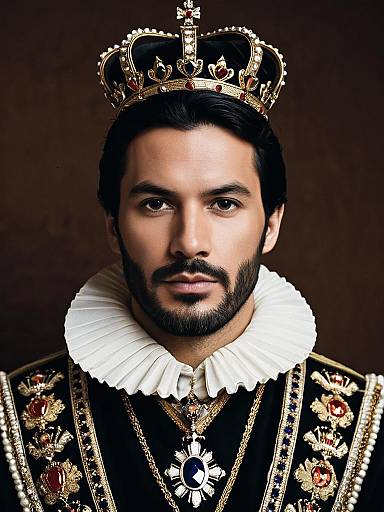 France King Costume Portrait