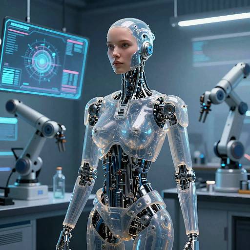 Kozarex Advanced AI Android Portrait