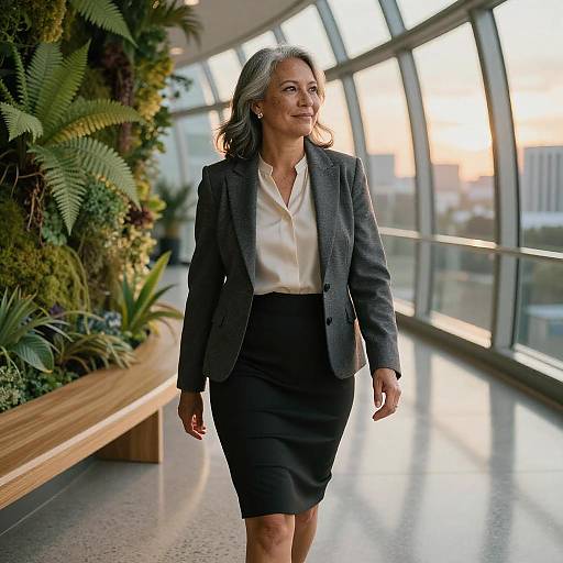 Graceful Indigenous Australian CEO Portrait