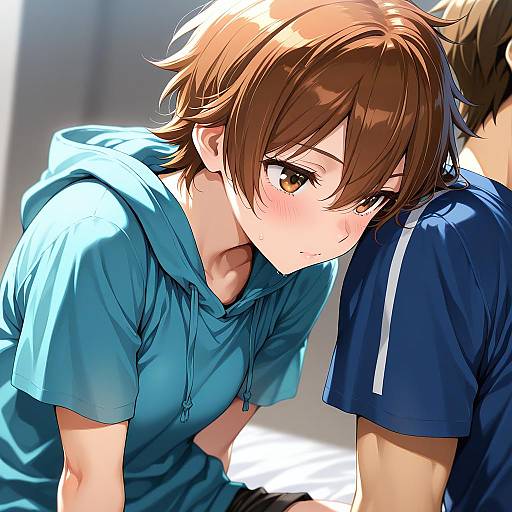 Illustration of Amamiya hibiya, kagerou project in the style of Satou atsuki