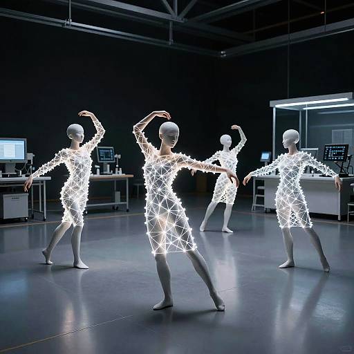 Futuristic Neural Network Dancers
