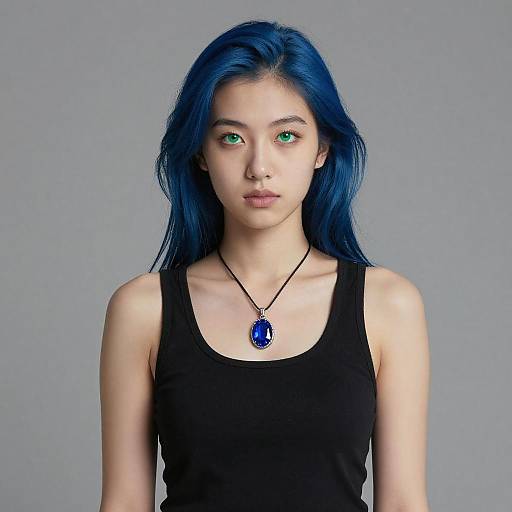 Modern Portrait of a Young Woman