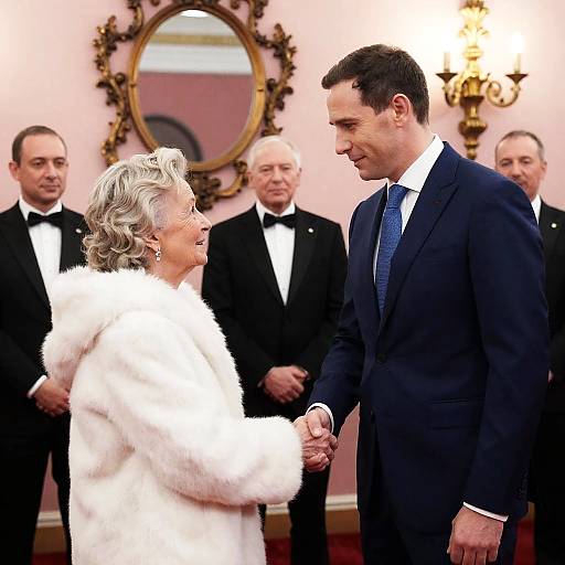 Formal Handshake in Elegant Setting