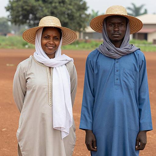 Cultural Scene on Red Soil