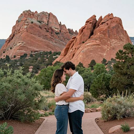 Tender Embrace at Garden of the Gods