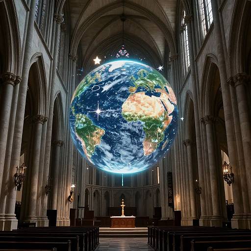 Living Mirror in Forgotten Cathedral