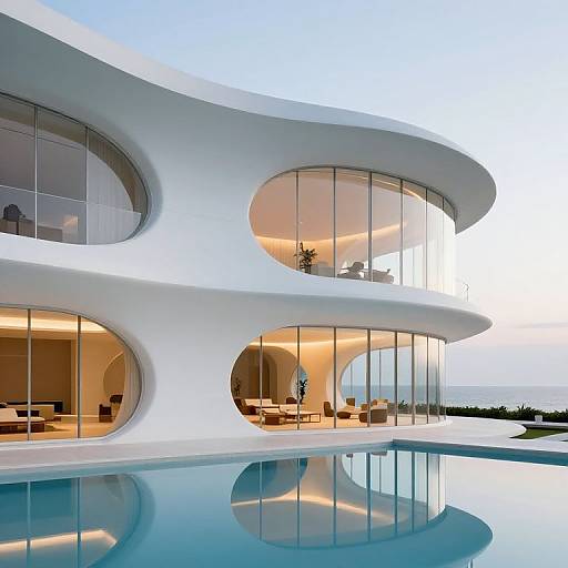 Sleek Modern Architecture with Pool