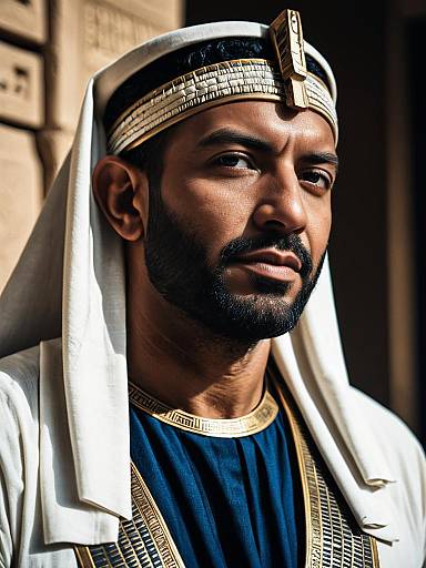 Cinematic Portrait of Modern Egyptian Man