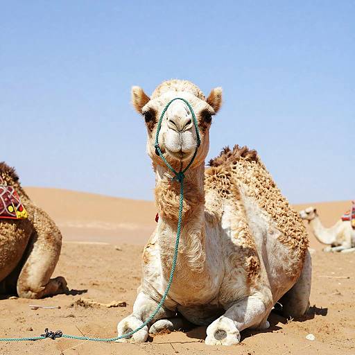 Bright Desert Camel Portrait