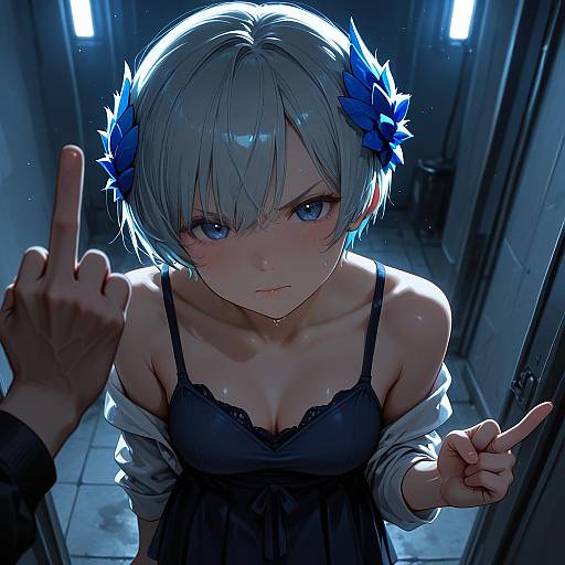 Angry Gwendolyn Tennyson Portrait