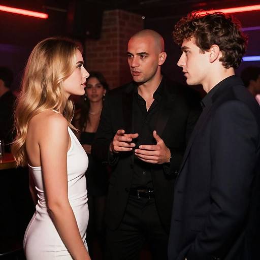 Dynamic Nightclub Scene with Gestures