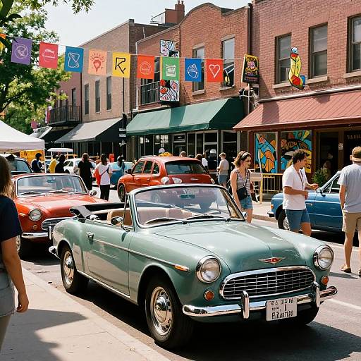 Vintage Convertibles on Festival Street