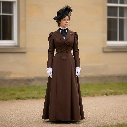 Victorian Woman in Riding Costume