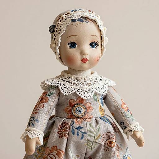 Intricate Hand-Painted Fashion Mannequin