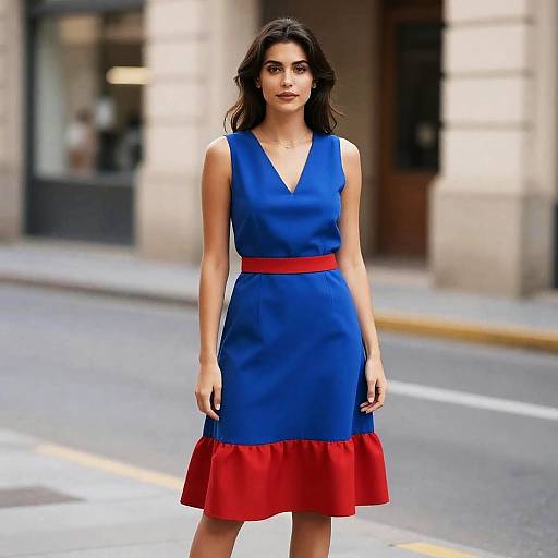 Spanish Woman in Colorful Dress