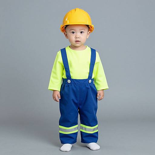 Infant Boy in Construction Costume