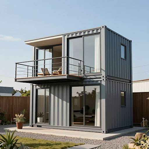 Two-Story Shipping Container Home