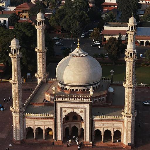 Bird's Eye View of Hyderabad Mosque