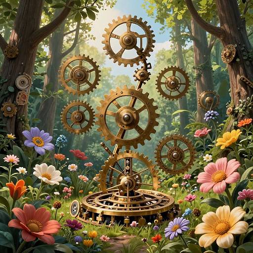 Clockwork Forest with Orrery Blooms