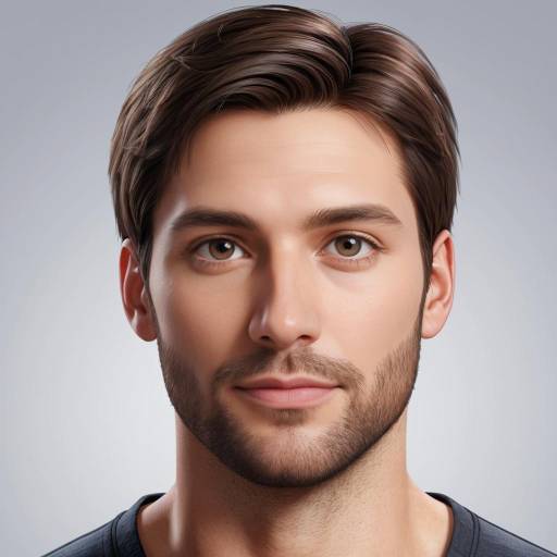 Portrait of Young Man with Beard