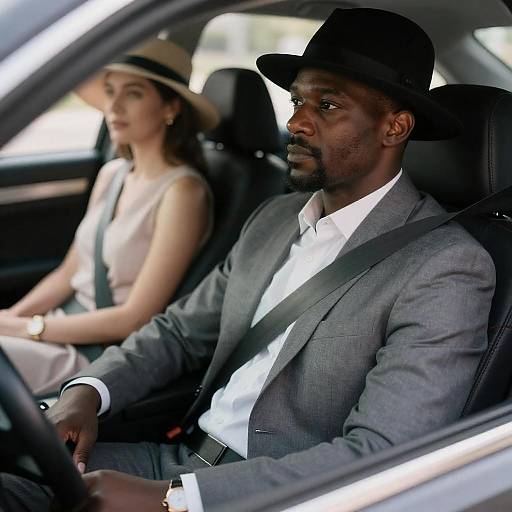 Stylish Car Portrait with Sunlight