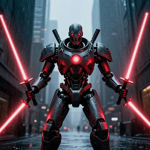 Cyberpunk General Grievous Portrait