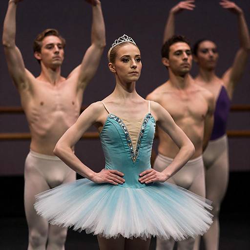 Dynamic Ballet Studio with Dancers