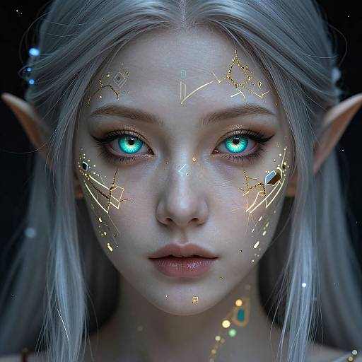 Ethereal Fantasy Elf Portrait