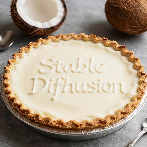 Gourmet Coconut Cream Pie Photo