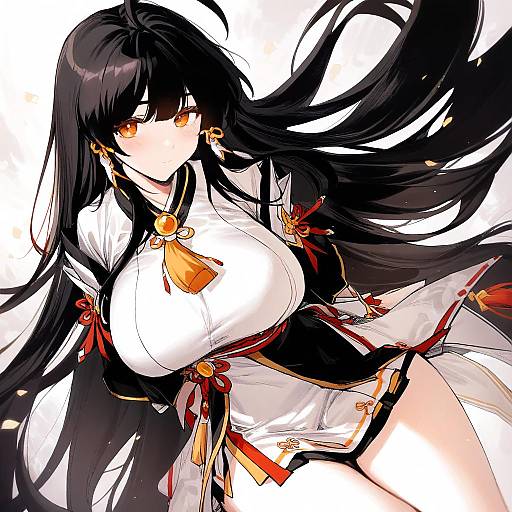 Illustration of Ara haan, elsword in the style of Geppewi