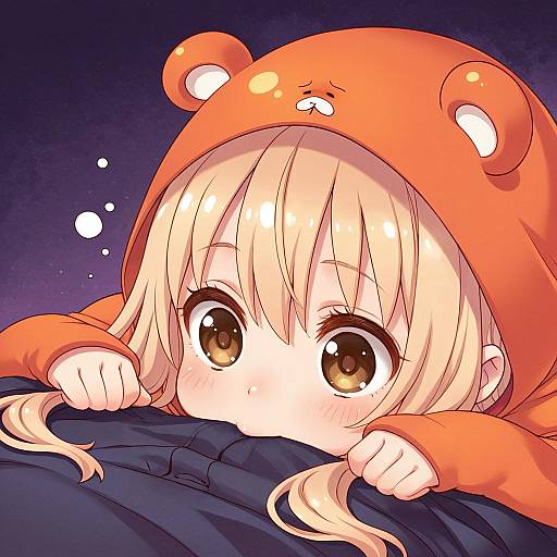 Illustration of Doma umaru, himouto! umaru-chan in the style of Tsuutenkaaku
