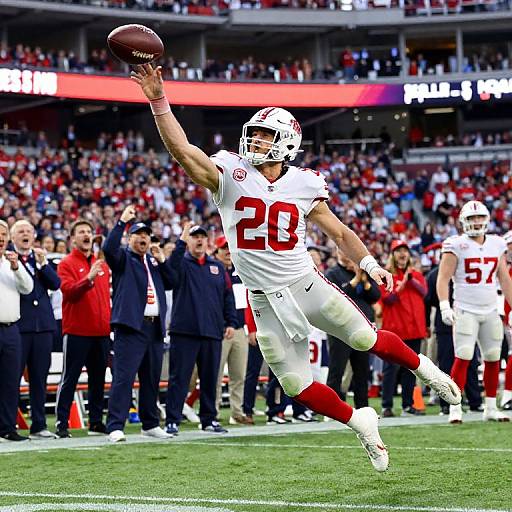 Joe Burrow Catch with Trump Cheering