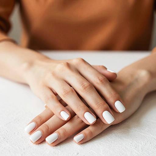 Serene Close-Up of Manicured Hands