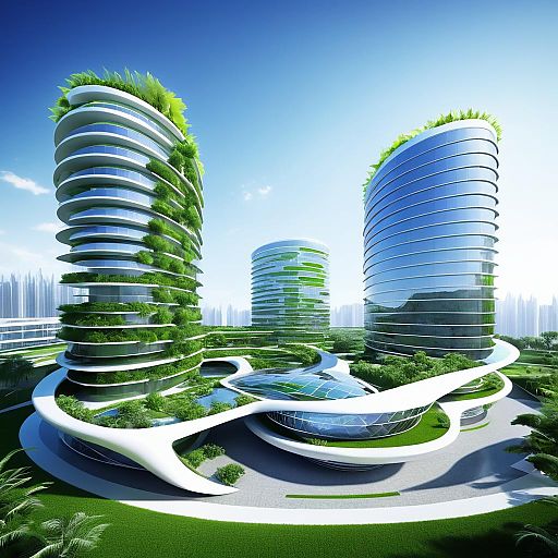 Futuristic Eco-Headquarters Design Concept Futuristic Eco-Headquarters Design Concept