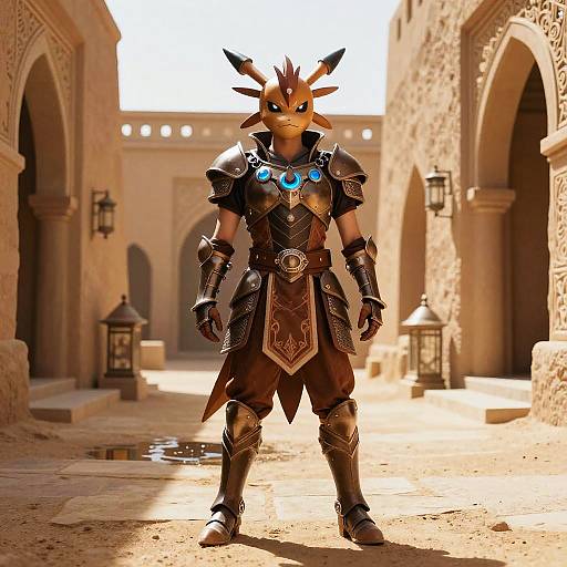 Photorealistic Sandslash-Inspired Cosplay