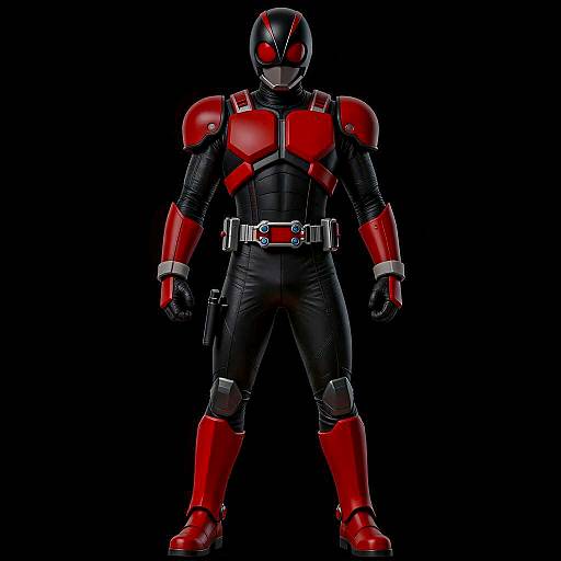 Heroic Digital Art of Superhero Armor