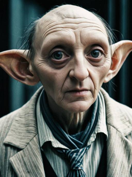 Dobby Costume Face Swap Editorial Shot