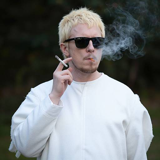 Man in Goose Costume with Attitude