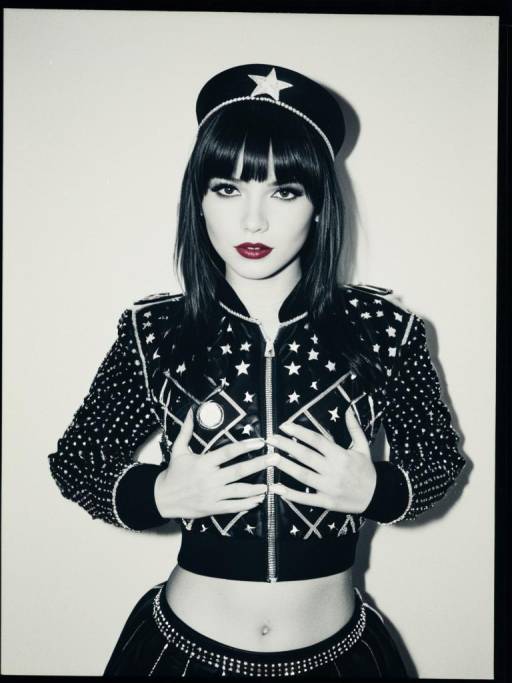 Girl in Pop Star Costume Portrait